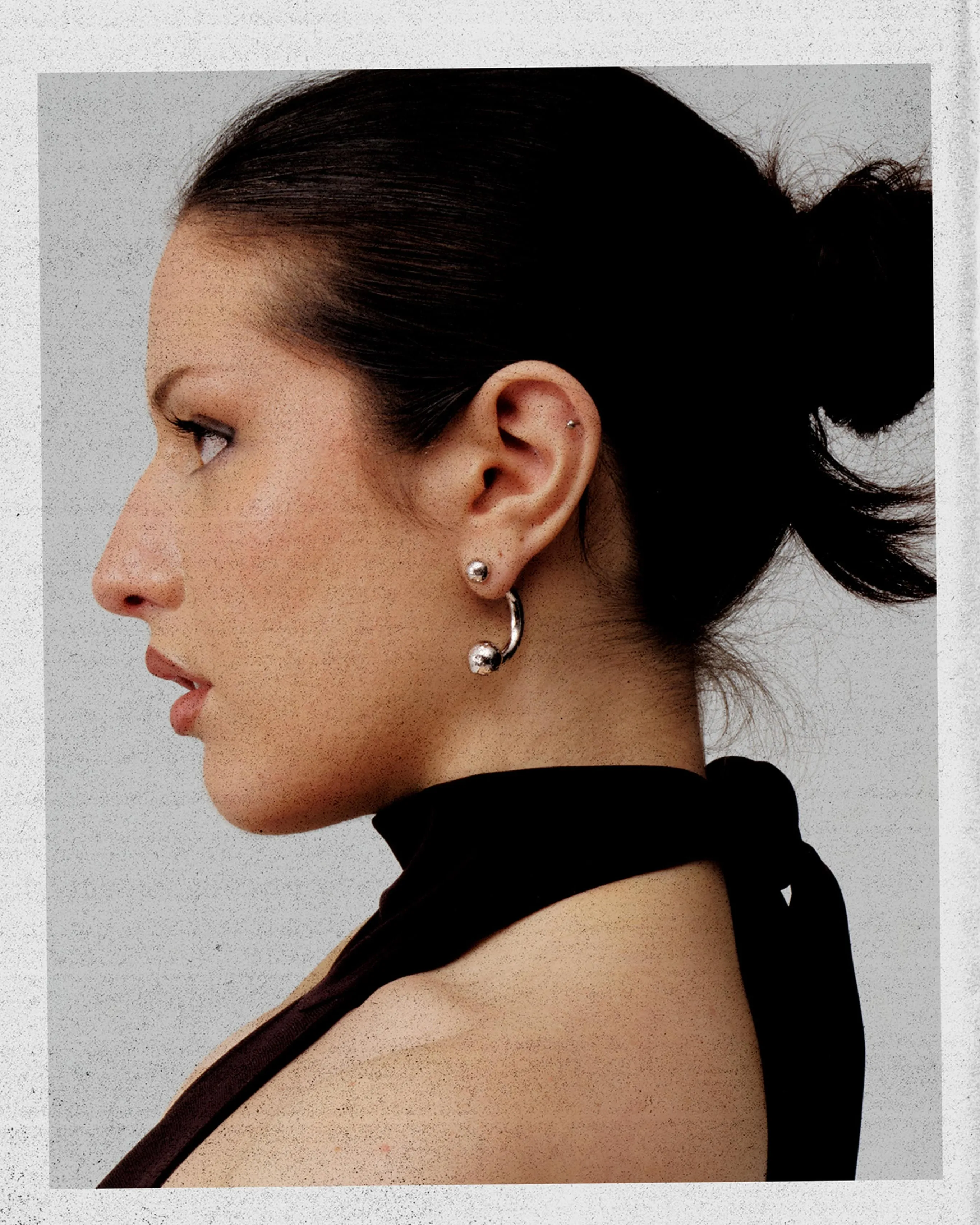 Clio Earrings in Silver