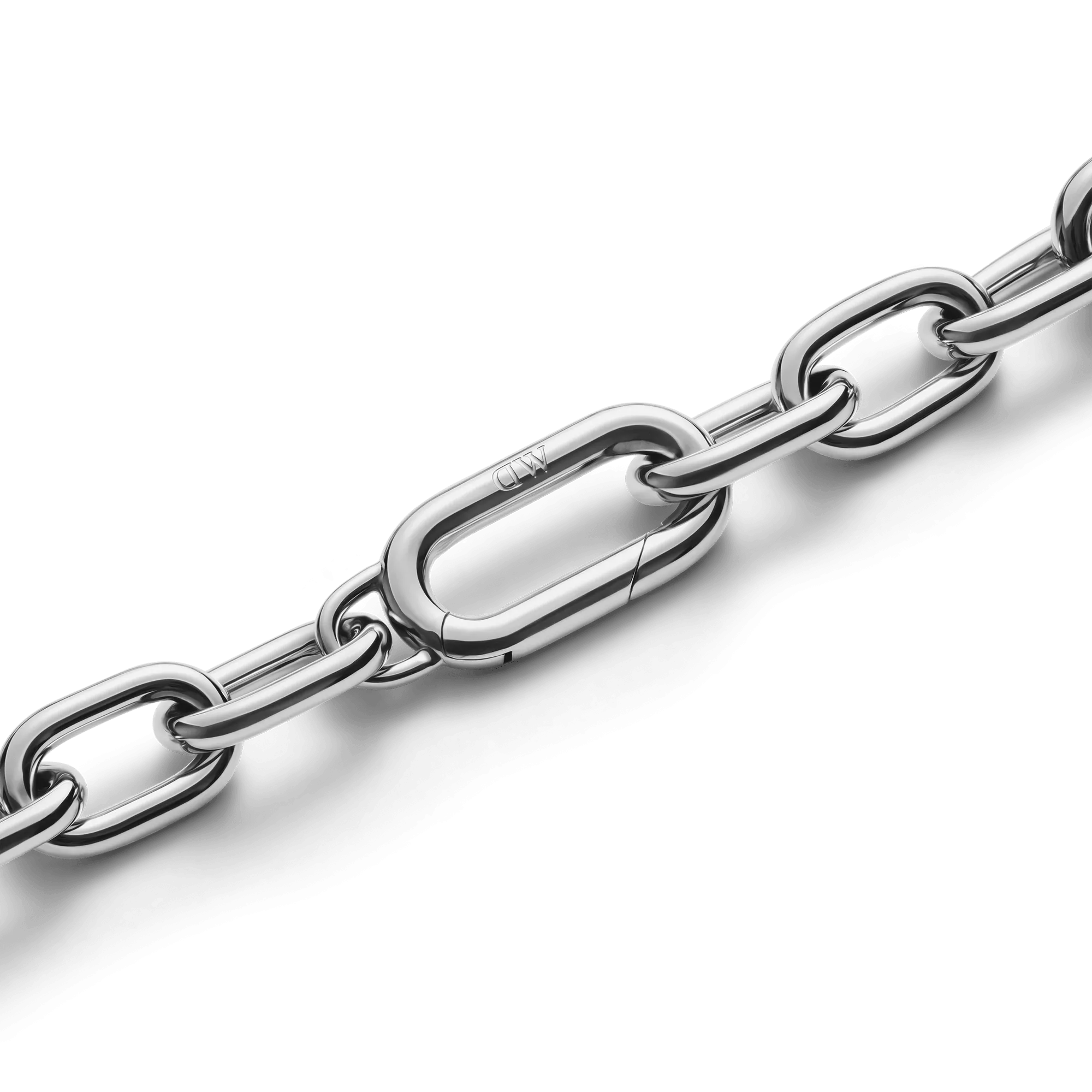 Crystal Link Bracelet Silver