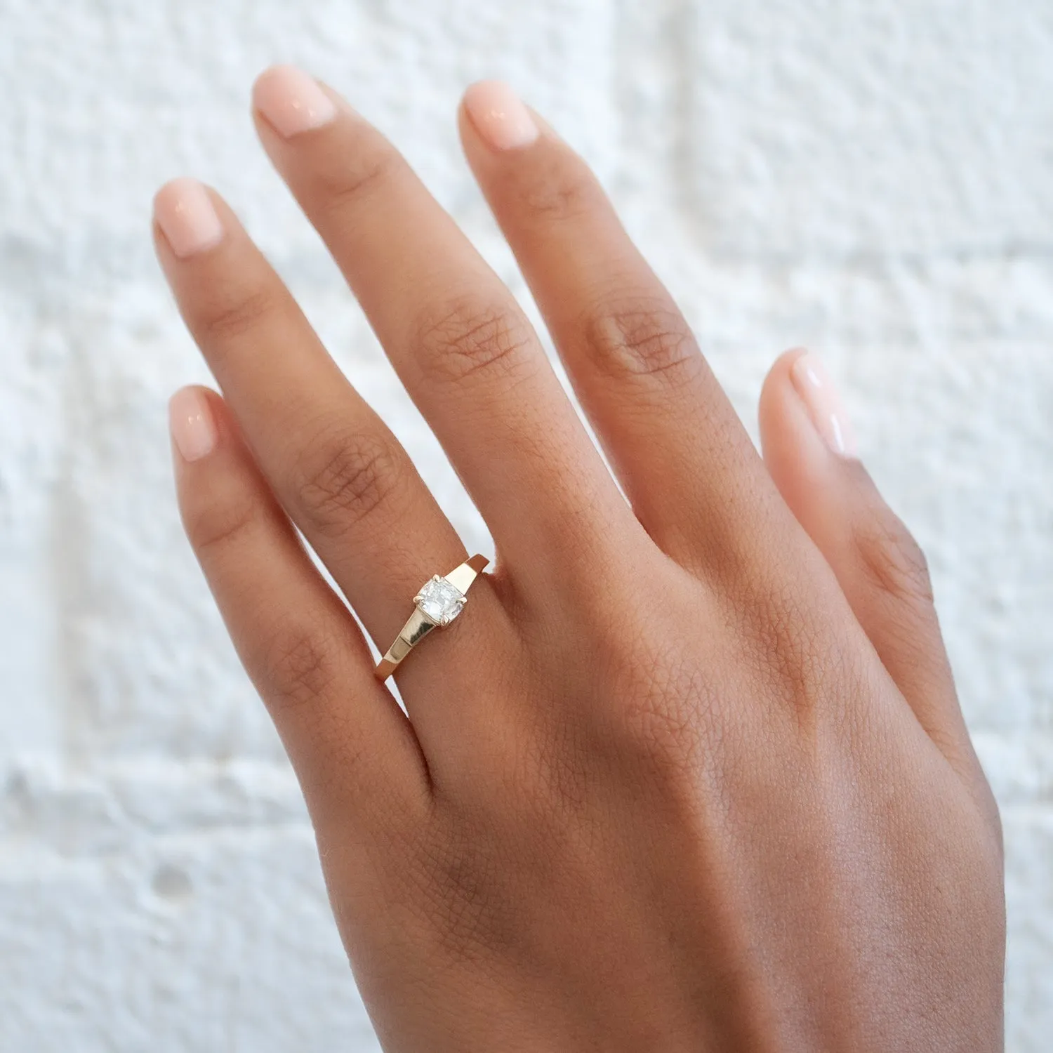 Cushion Cut Mirage Ring
