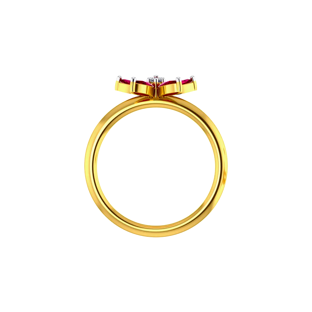 Diamond Gold Ring For Women For A Self-gift Of A Kind