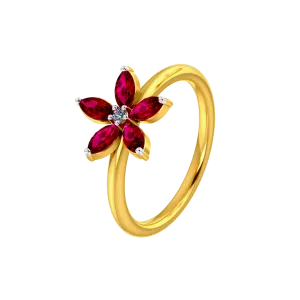 Diamond Gold Ring For Women For A Self-gift Of A Kind