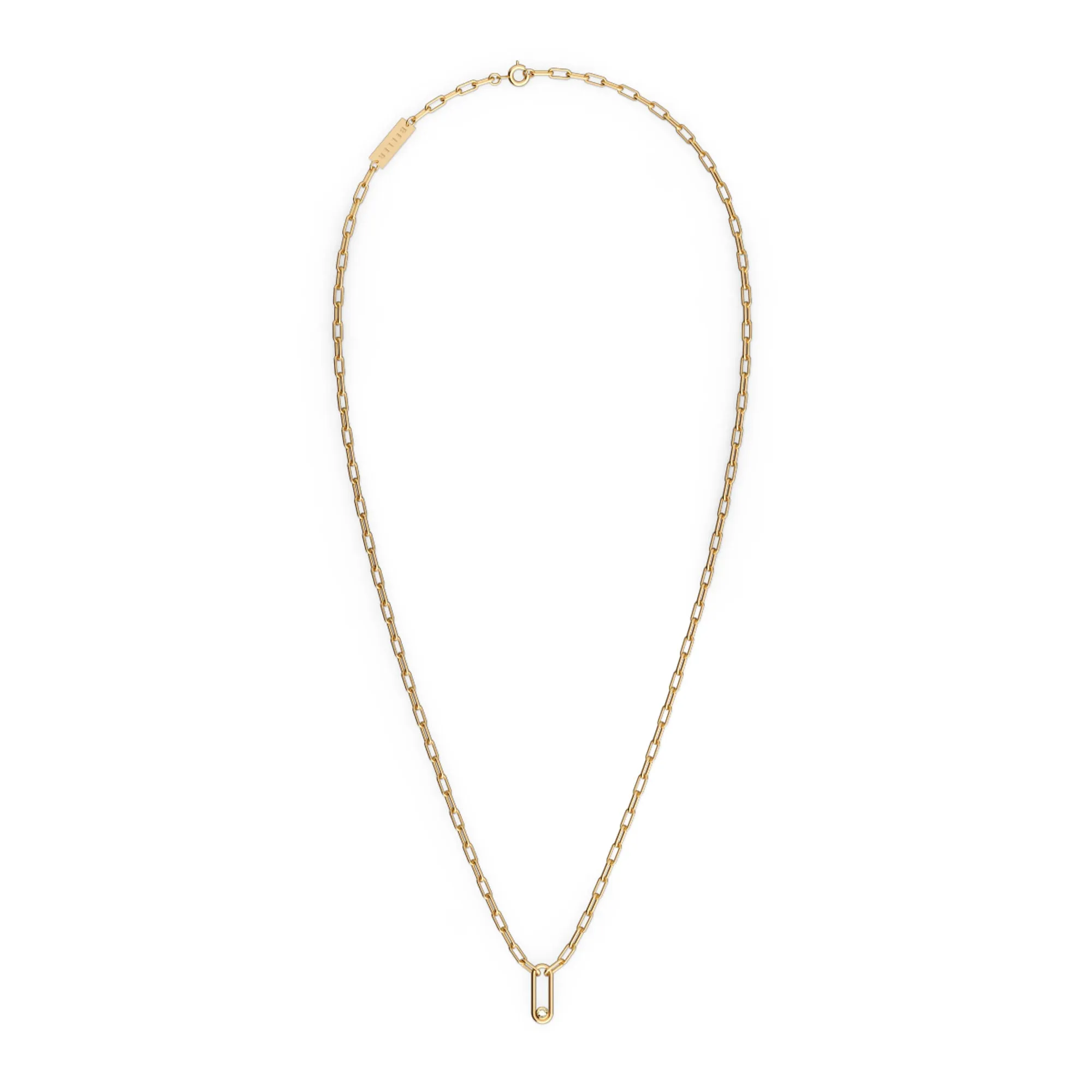 Elements N??1 18K Gold Necklace w. Diamond