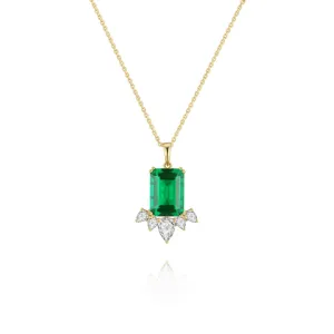 Emerald Pendant The Earth Jewelry Set collection Designed by Tanin