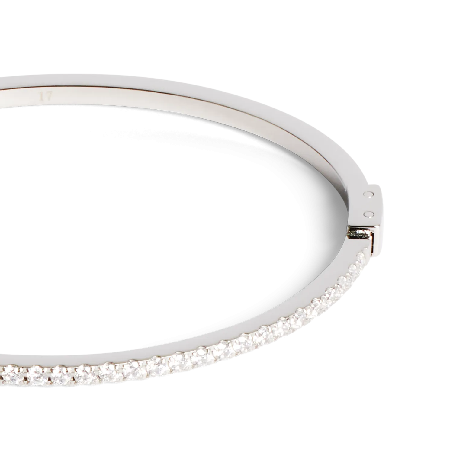 Eternal Love bangle silver-crystal