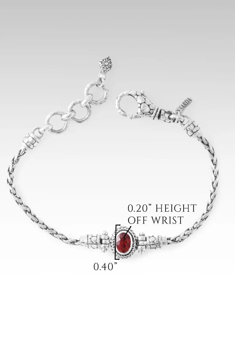 Ethereal Beauty Bracelet? in Red Mexican Fire Opal