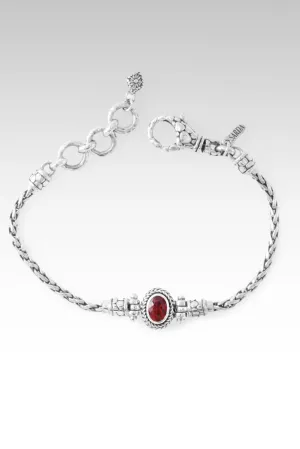 Ethereal Beauty Bracelet? in Red Mexican Fire Opal