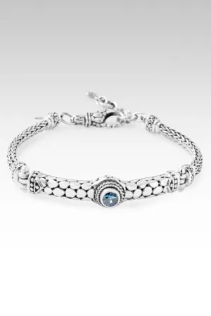Free in Faith Bracelet? in Blue Zircon
