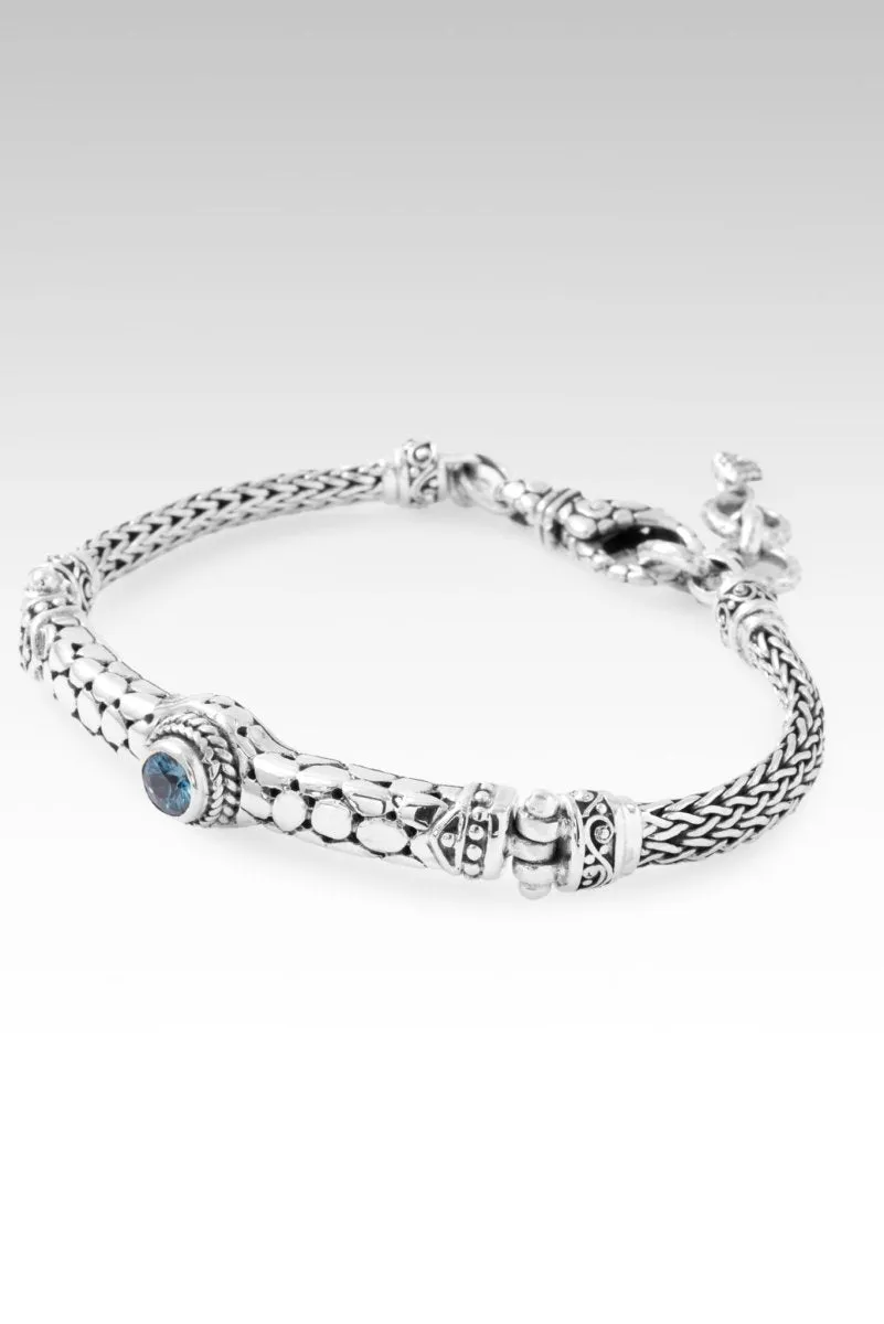 Free in Faith Bracelet? in Blue Zircon