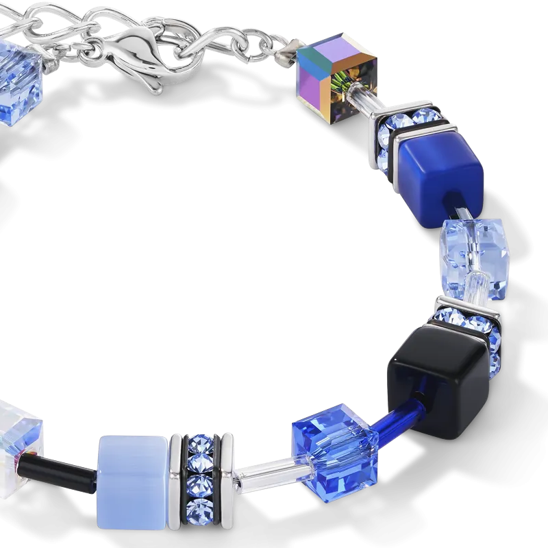 GeoCUBE? Bracelet cobalt blue