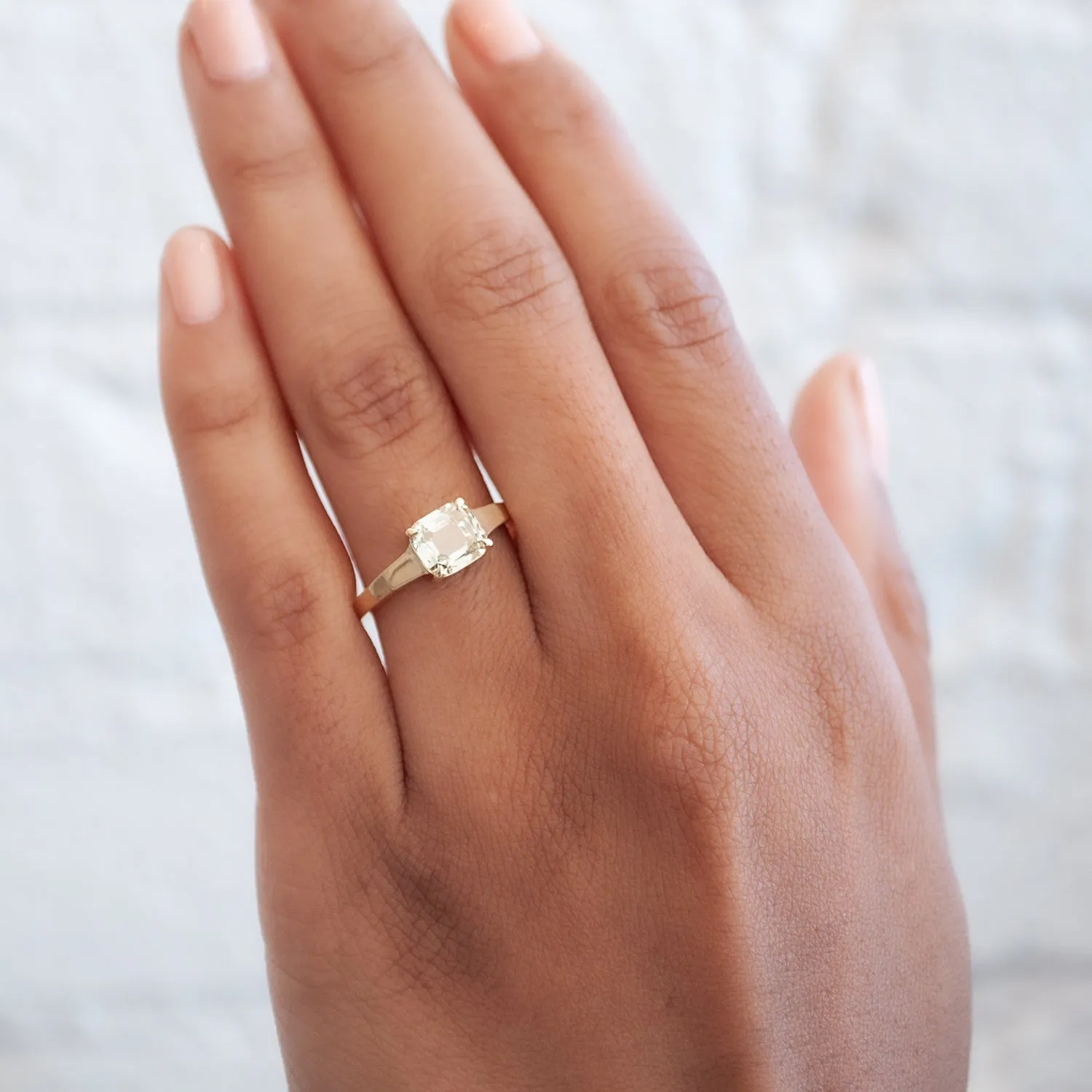 Gilded Diamond Mirage Ring