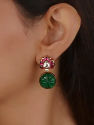 Gold Plated Contemporary Earrings - CC-EAR25