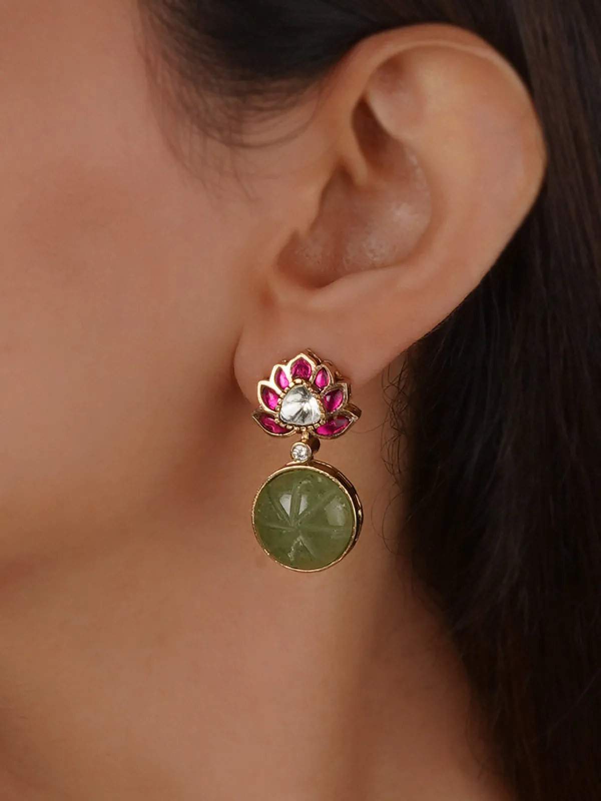 Gold Plated Contemporary Earrings - CC-EAR25