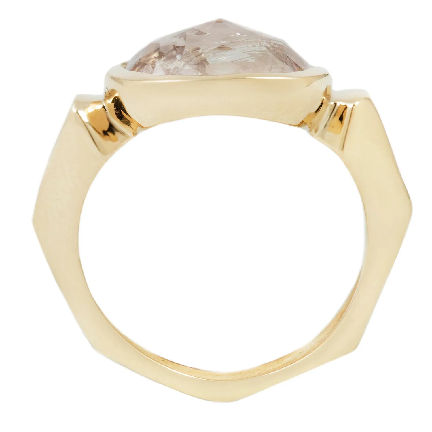 Golden Hour Diamond Ring