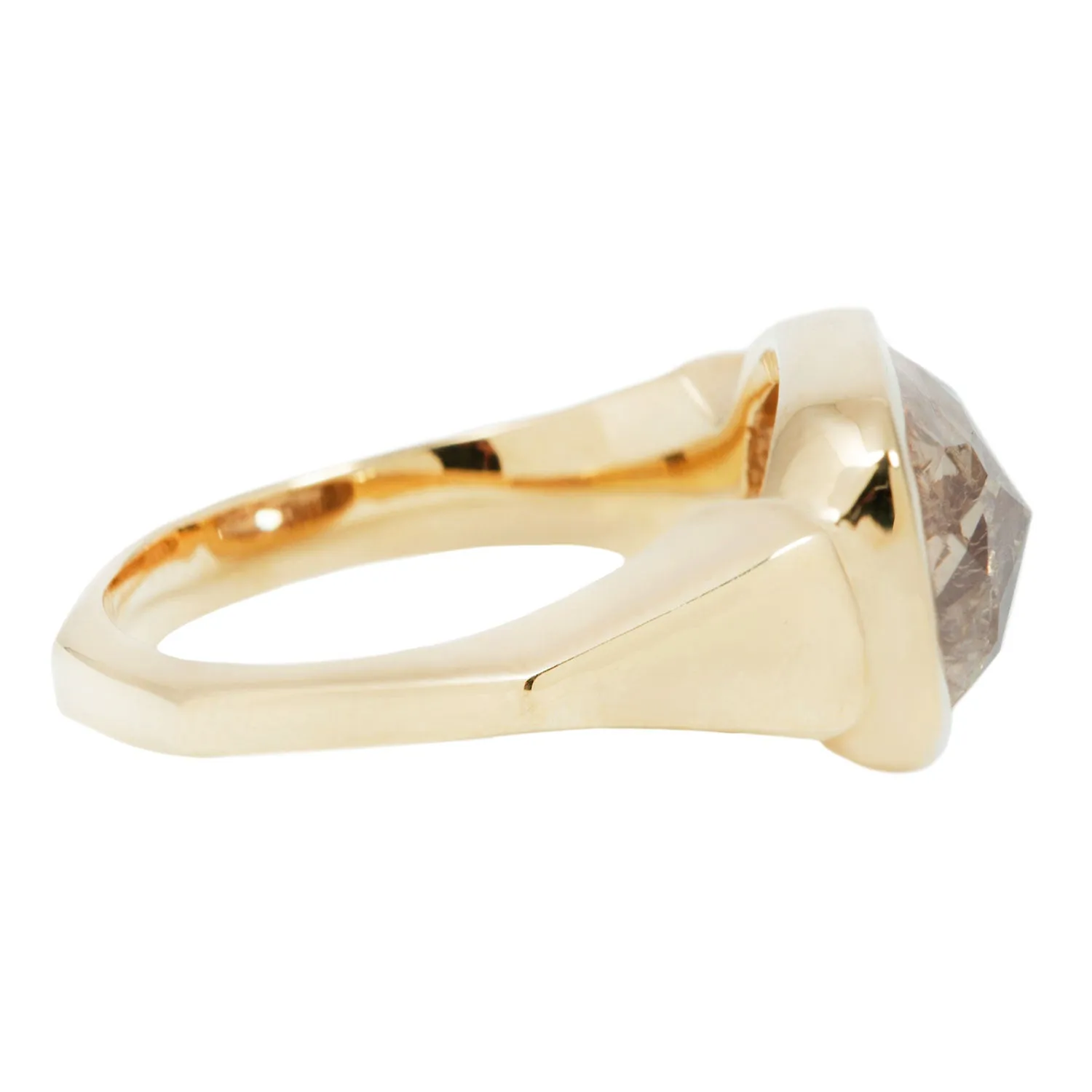 Golden Hour Diamond Ring
