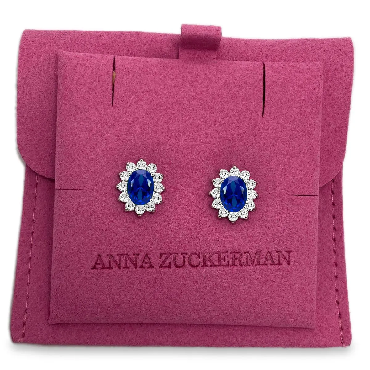 Halo Gem Earrings by AZ Essentials