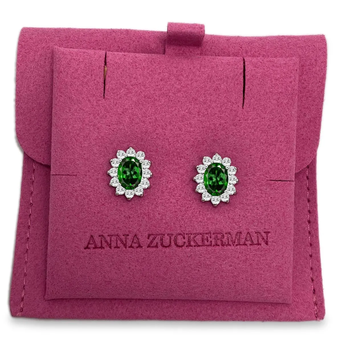 Halo Gem Earrings by AZ Essentials