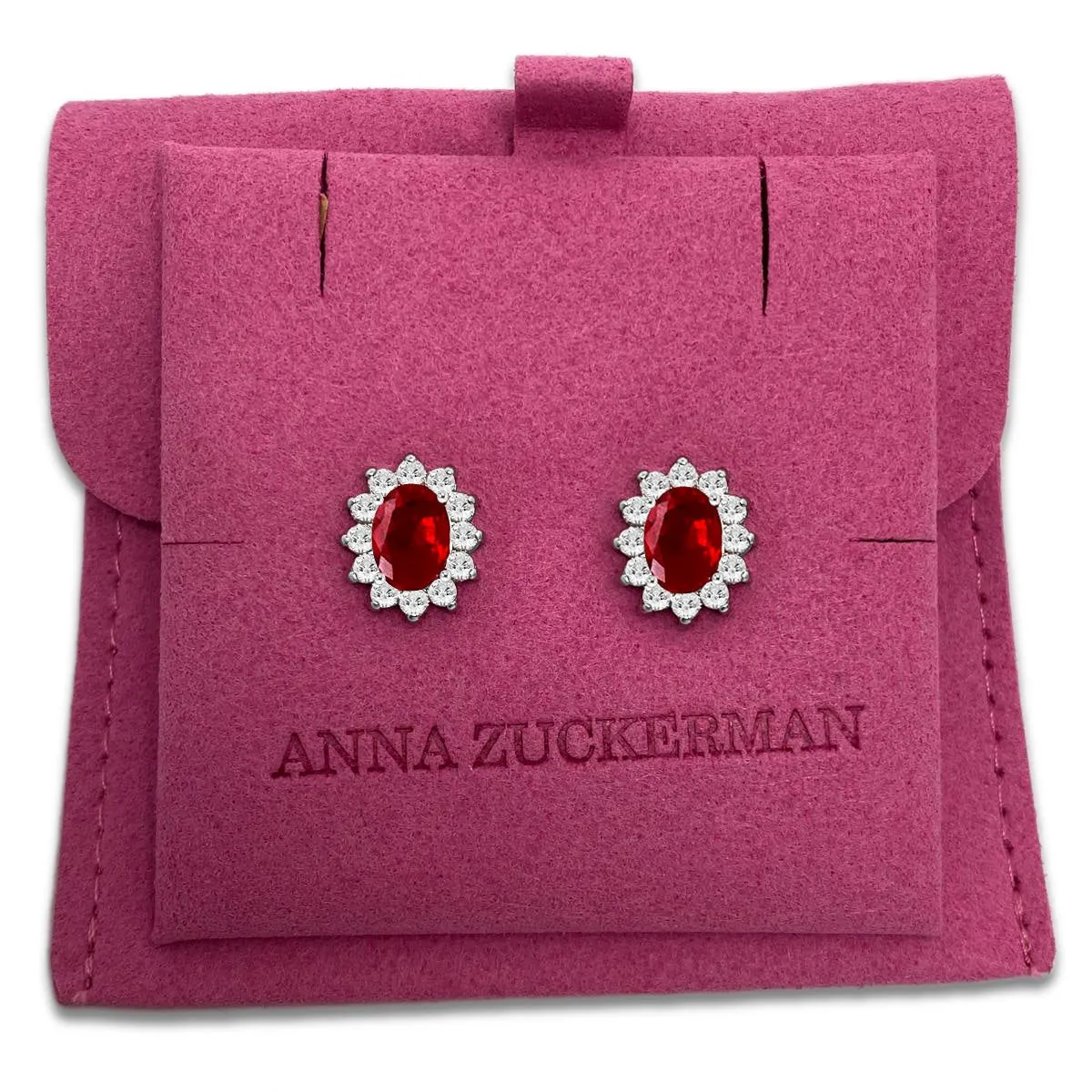 Halo Gem Earrings by AZ Essentials