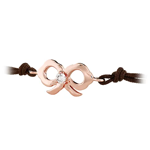 Hearts On Fire Lorelei Bow Cord Bracelet