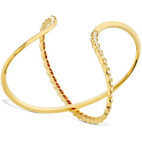 Hearts On Fire Lorelei Criss Cross Diamond Bracelet Cuff