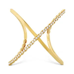 Hearts On Fire Lorelei Criss Cross Diamond Bracelet Cuff