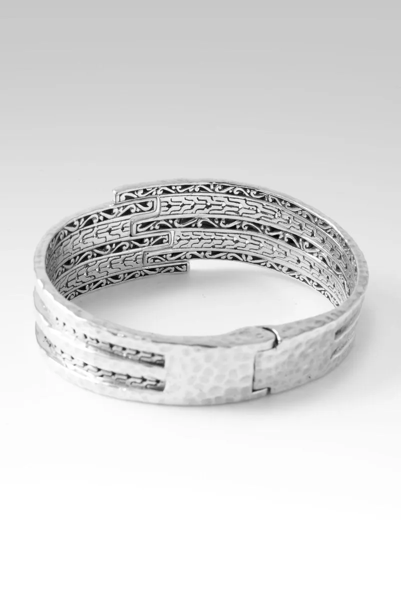 His Strength, Not Ours Tip-to-Tip Bangle? in Chainlink