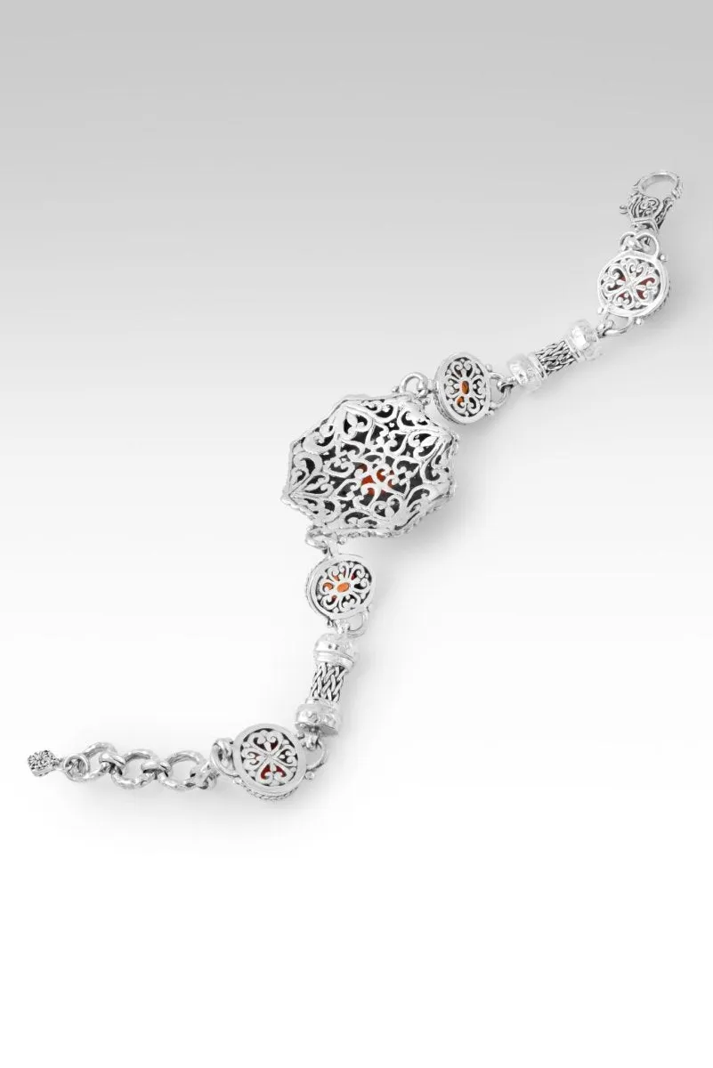 Holy Confidence Bracelet? in Tuscan Sun Simulated Opal & Padparadscha Lab Created Sapphire