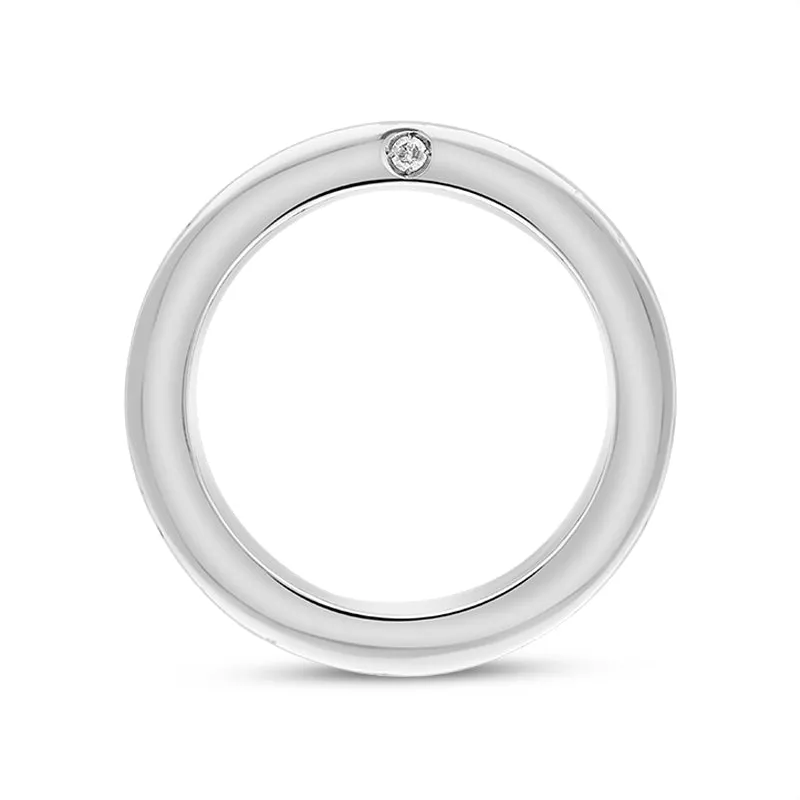 Hot Diamonds Sterling Silver Distressed Heavy Ring D
