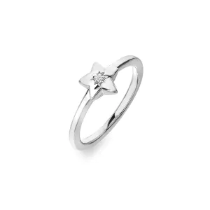 Hot Diamonds Sterling Silver Star Ring