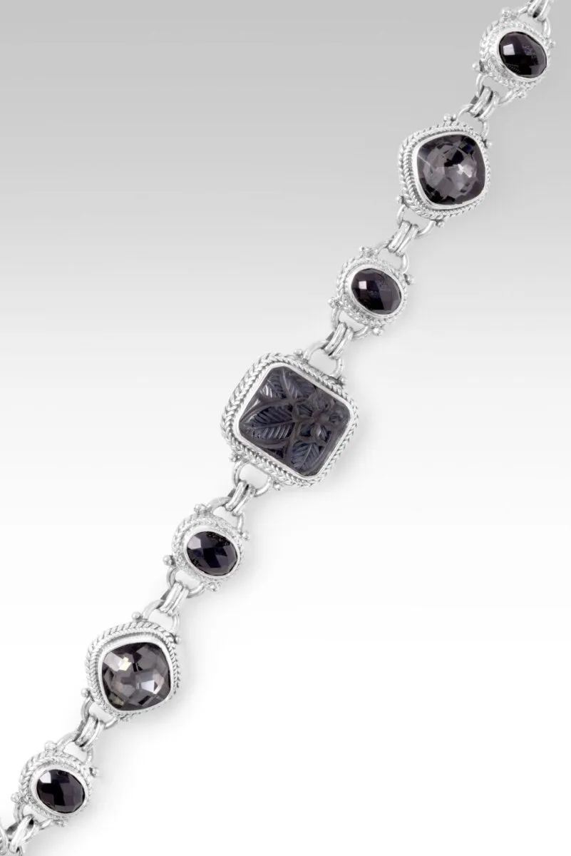 Inner Harmony Bracelet? in Hematine, Odyssey Black Knight? Mystic Quartz & Black Spinel