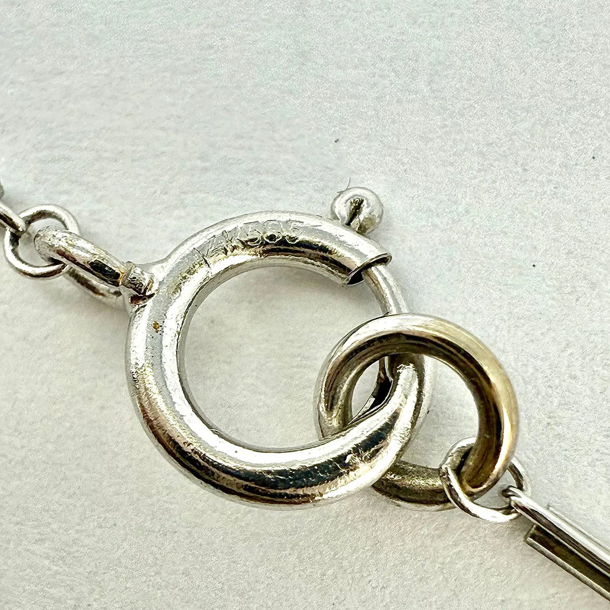 K. Goldschmidt 14K White Gold Necklace with 27 Diamonds