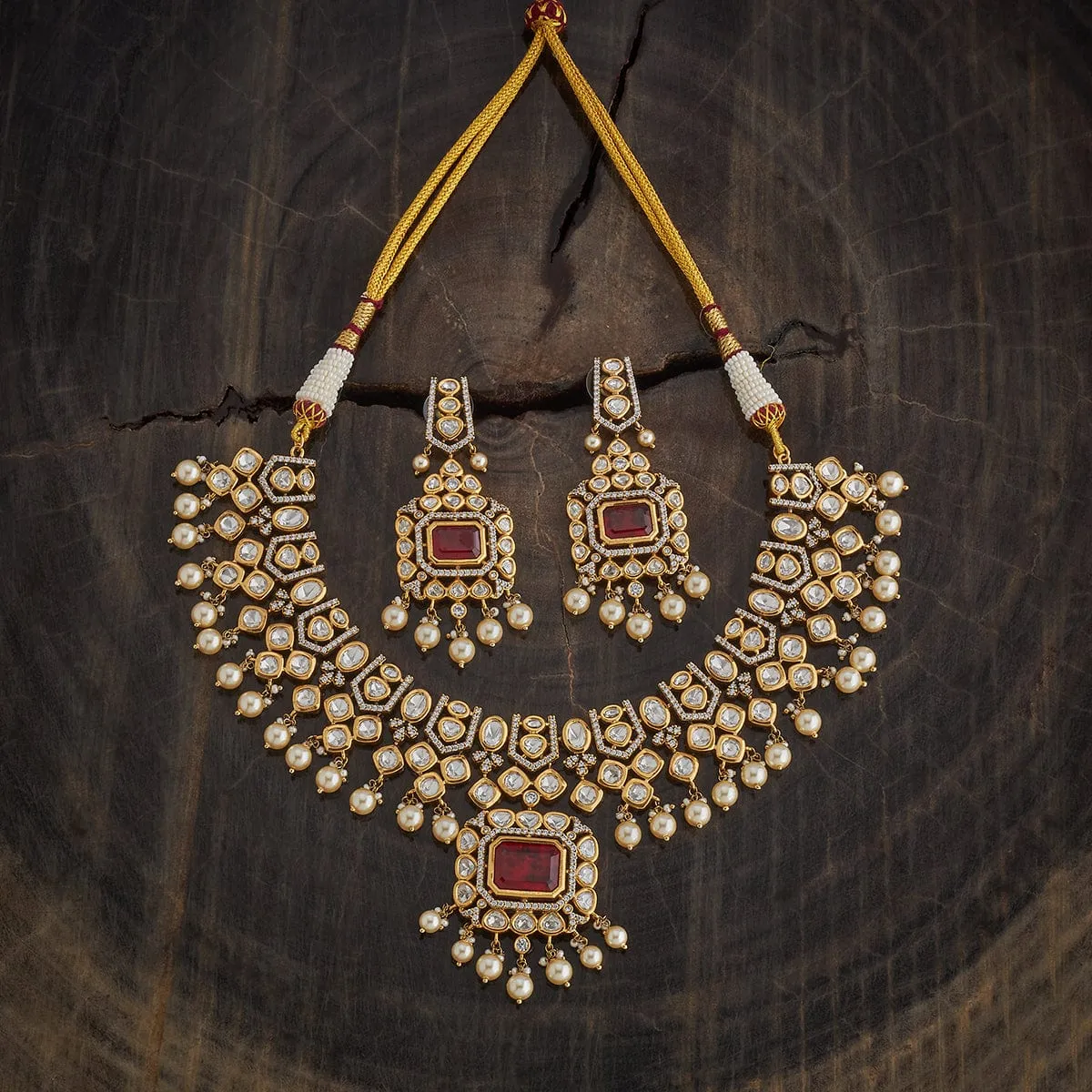 Kundan Necklace 174053