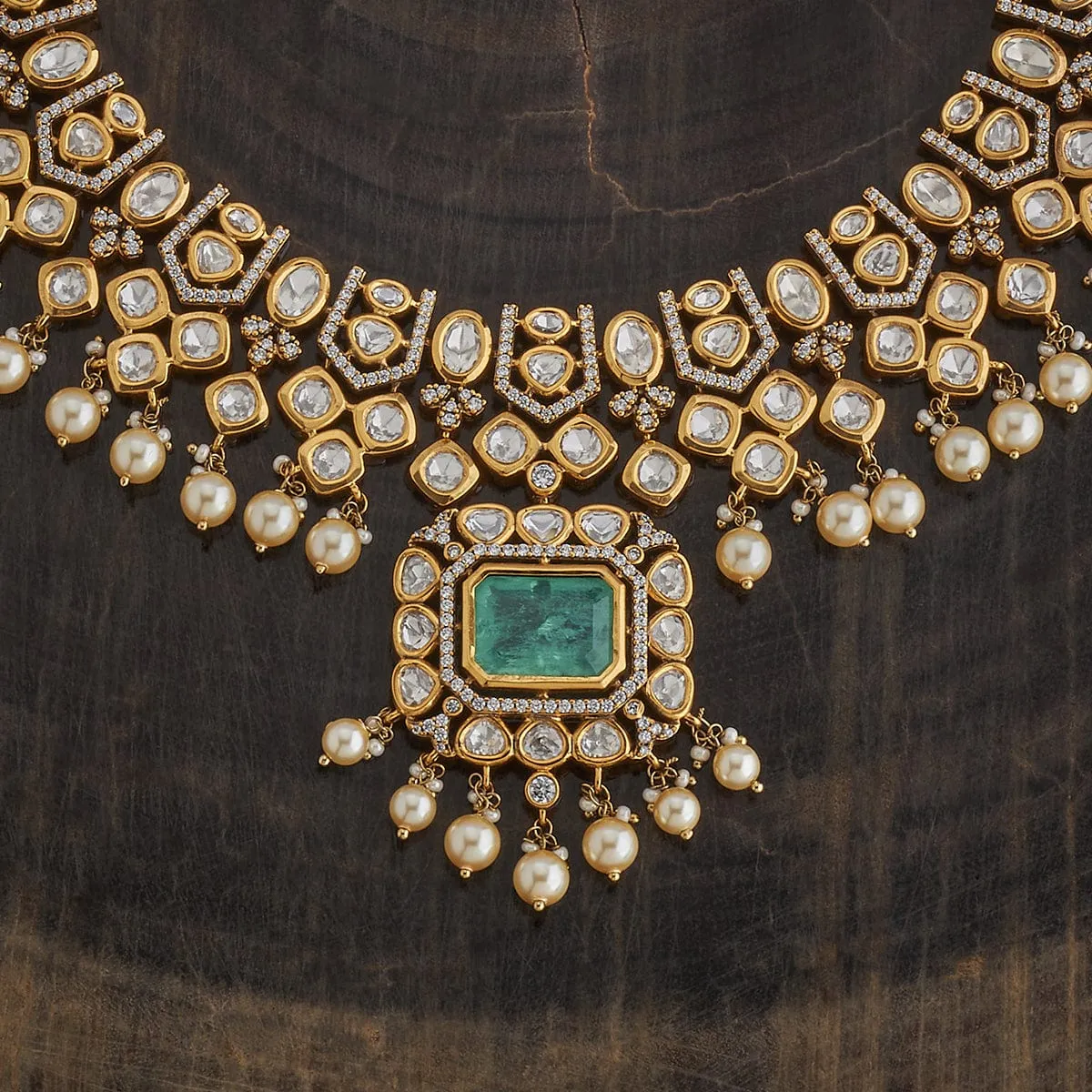 Kundan Necklace 174053