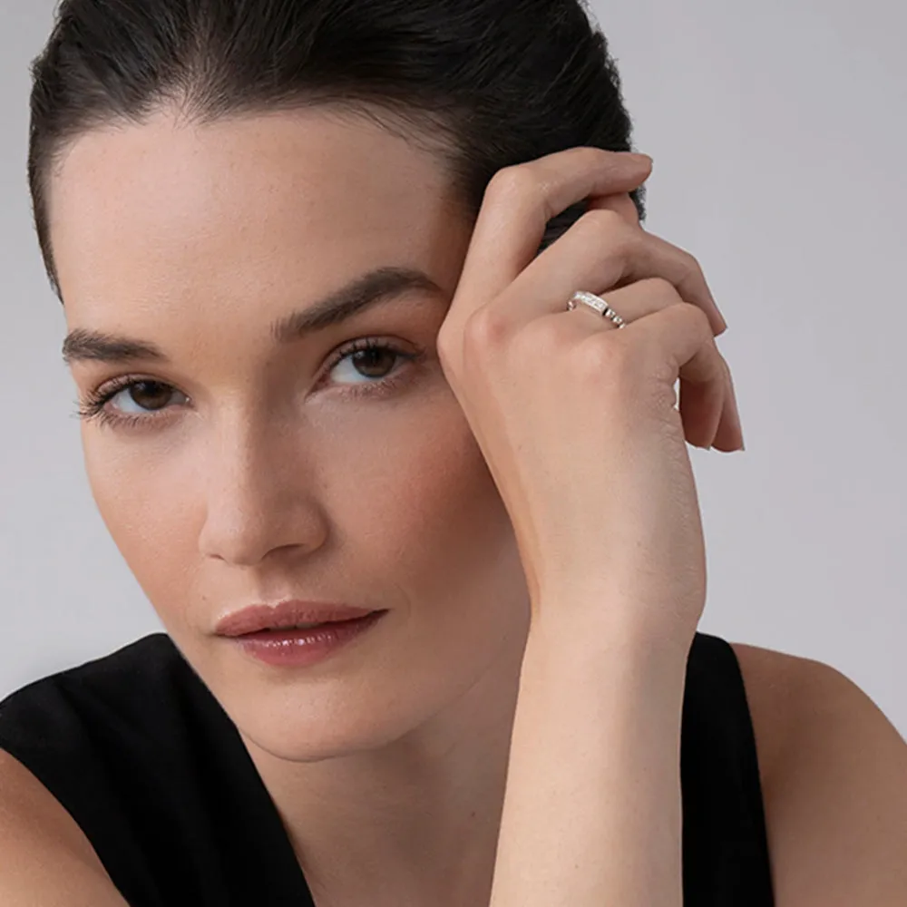 Lagos Caviar Spark Diamond Stacking Ring