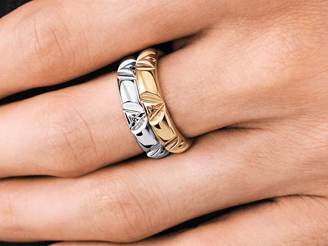 Louis Vuitton LV Volt Multi Ring, 18k Yellow Gold