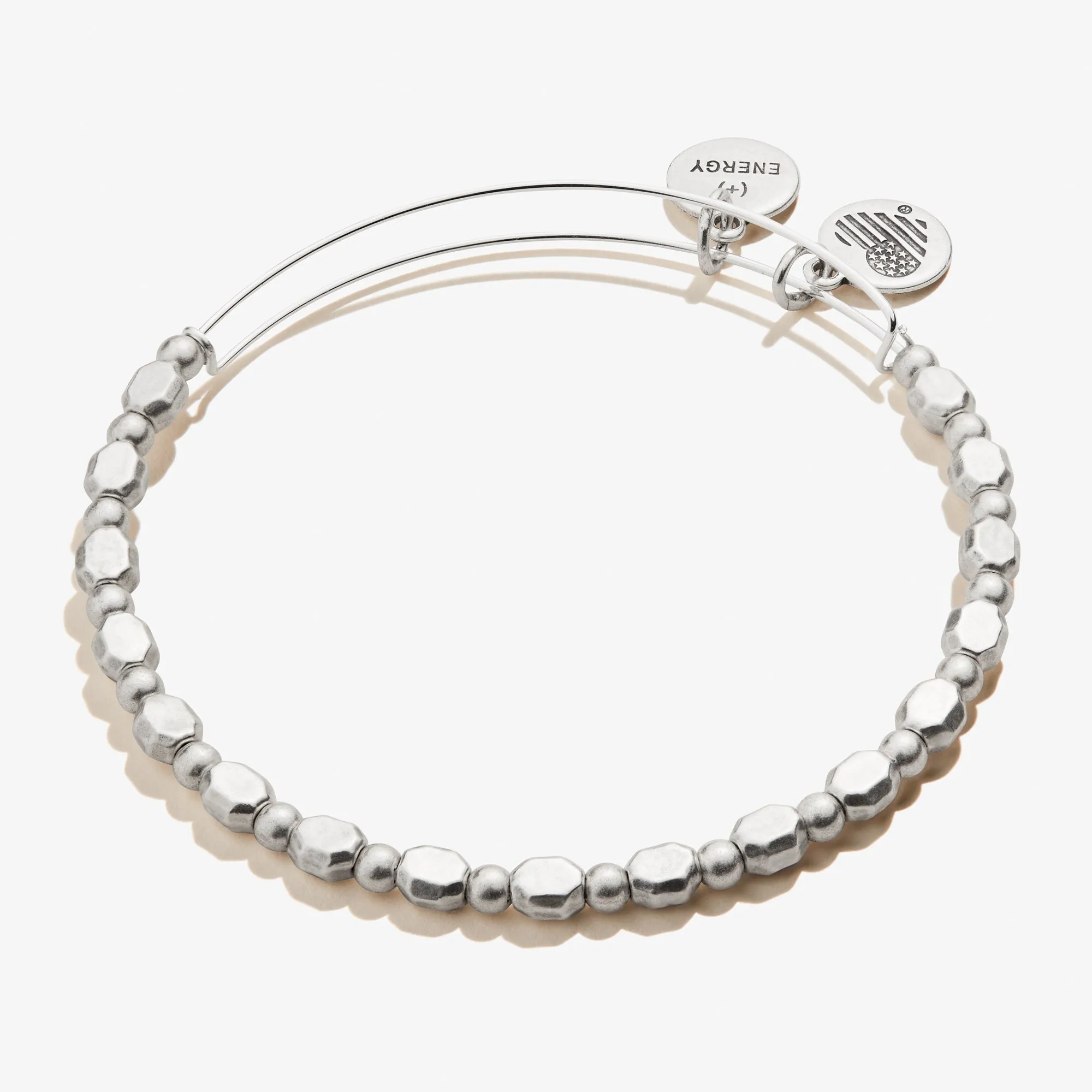 Lucent Metal Beaded Bangle