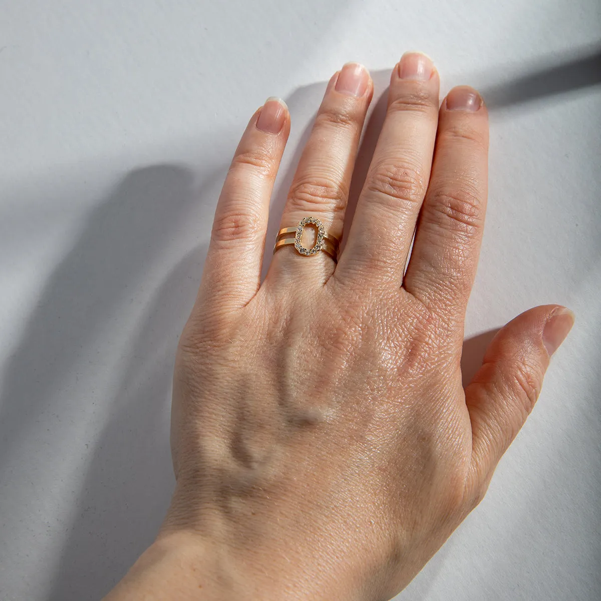 Maiti Ring with Lab-grown Diamonds