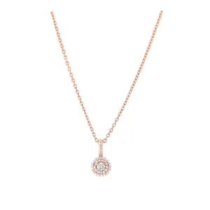 Matin 18K Rosegold Pendant w. 37 Diamonds