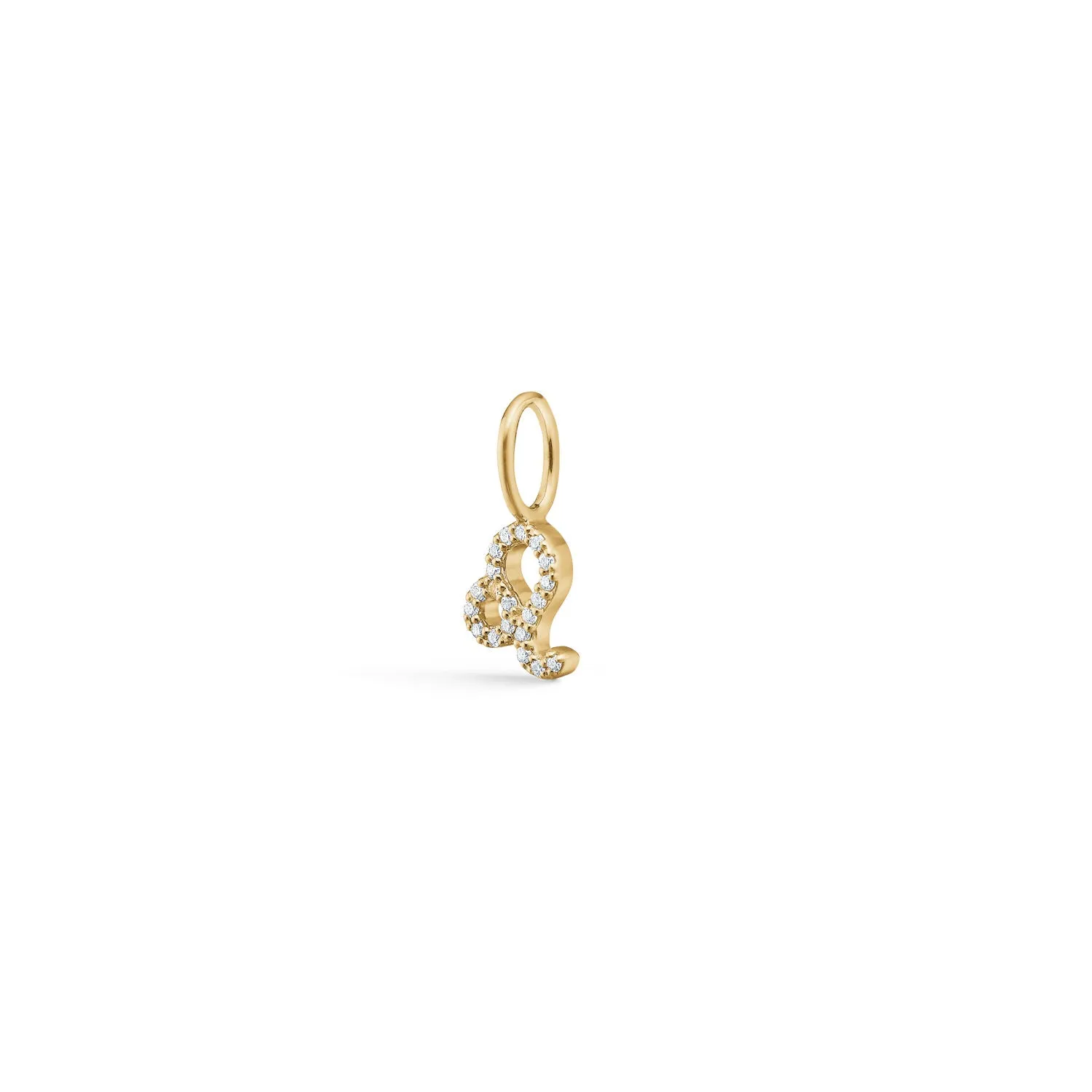 My Zodiac Pav?? Leo 18K Gold Pendant w. Diamonds