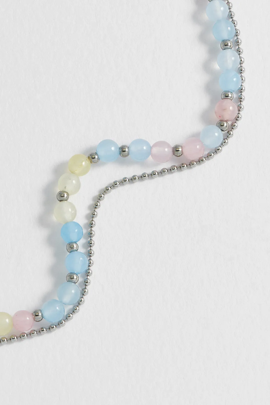 Pastel Multi Gemstone Duo Bracelet