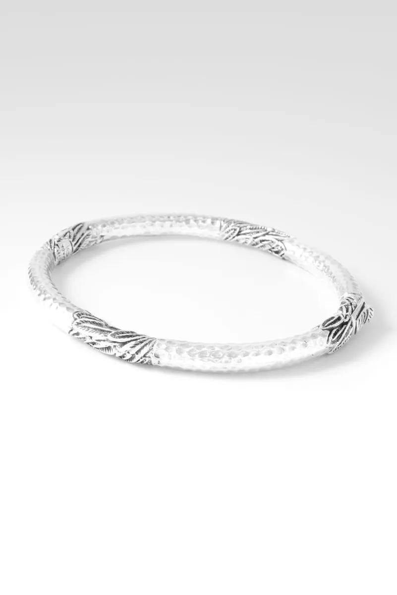Peace Be Still Bangle? in Leaves