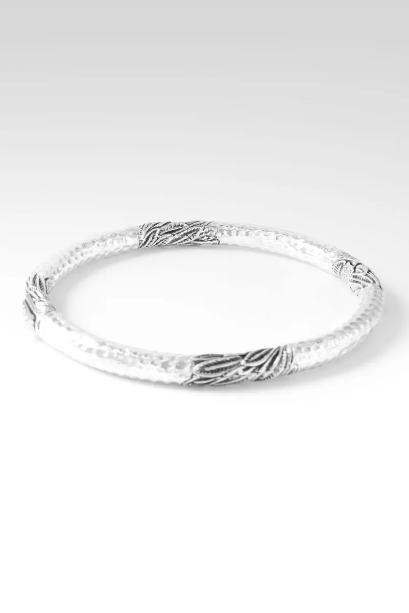 Peace Be Still Bangle? in Leaves