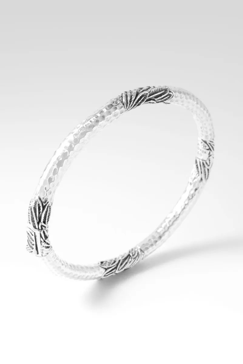 Peace Be Still Bangle? in Leaves