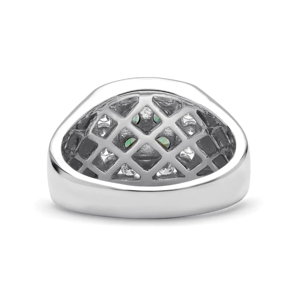 Quartet Cluster Signet Ring
