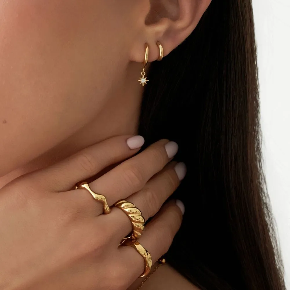 Radiance Hoop Earrings