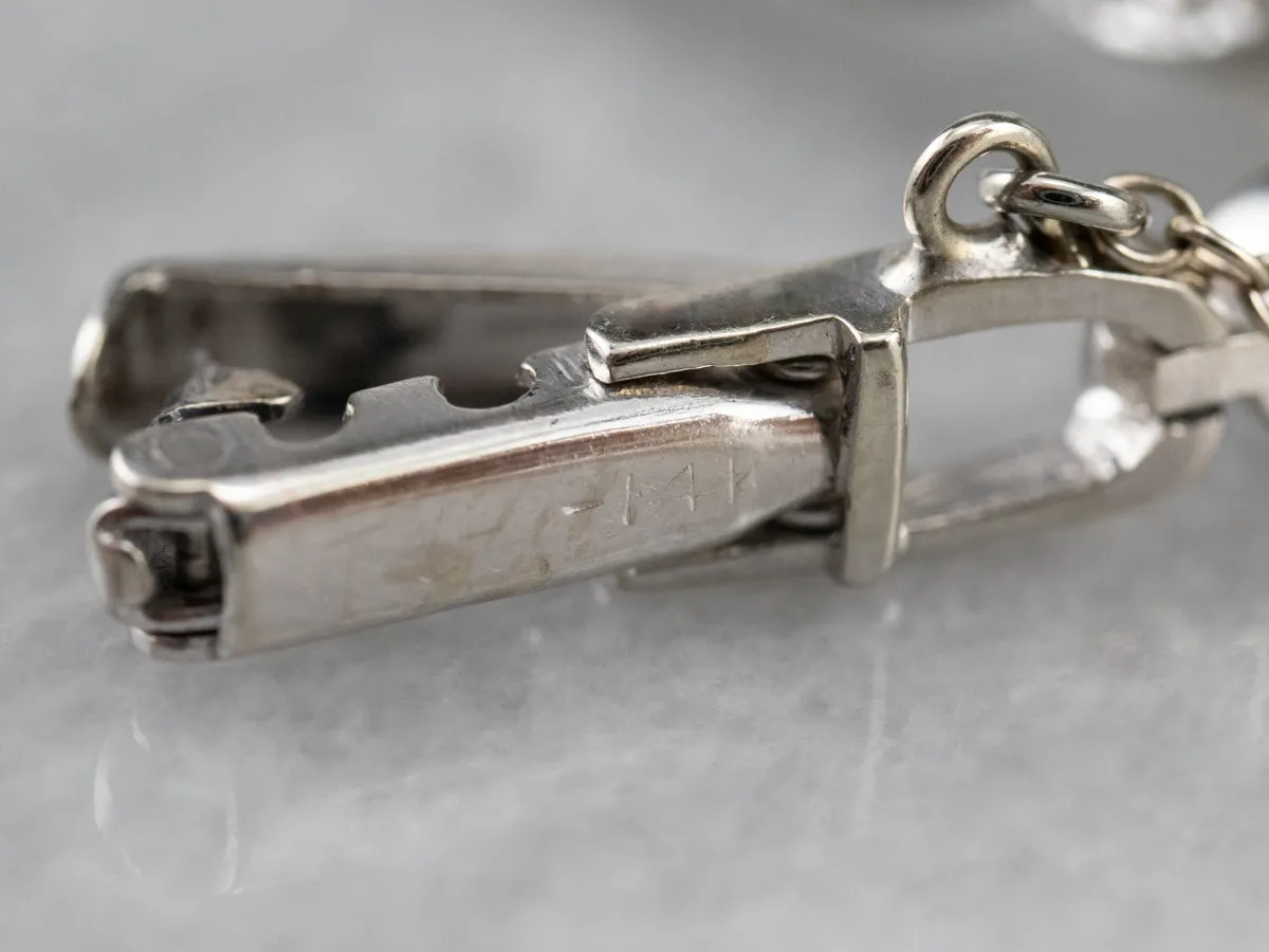 Retro Era Amethyst and Diamond Bracelet