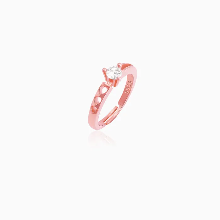 Rose Gold Zircon Bliss Ring