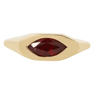 Ruby Marquise Signet
