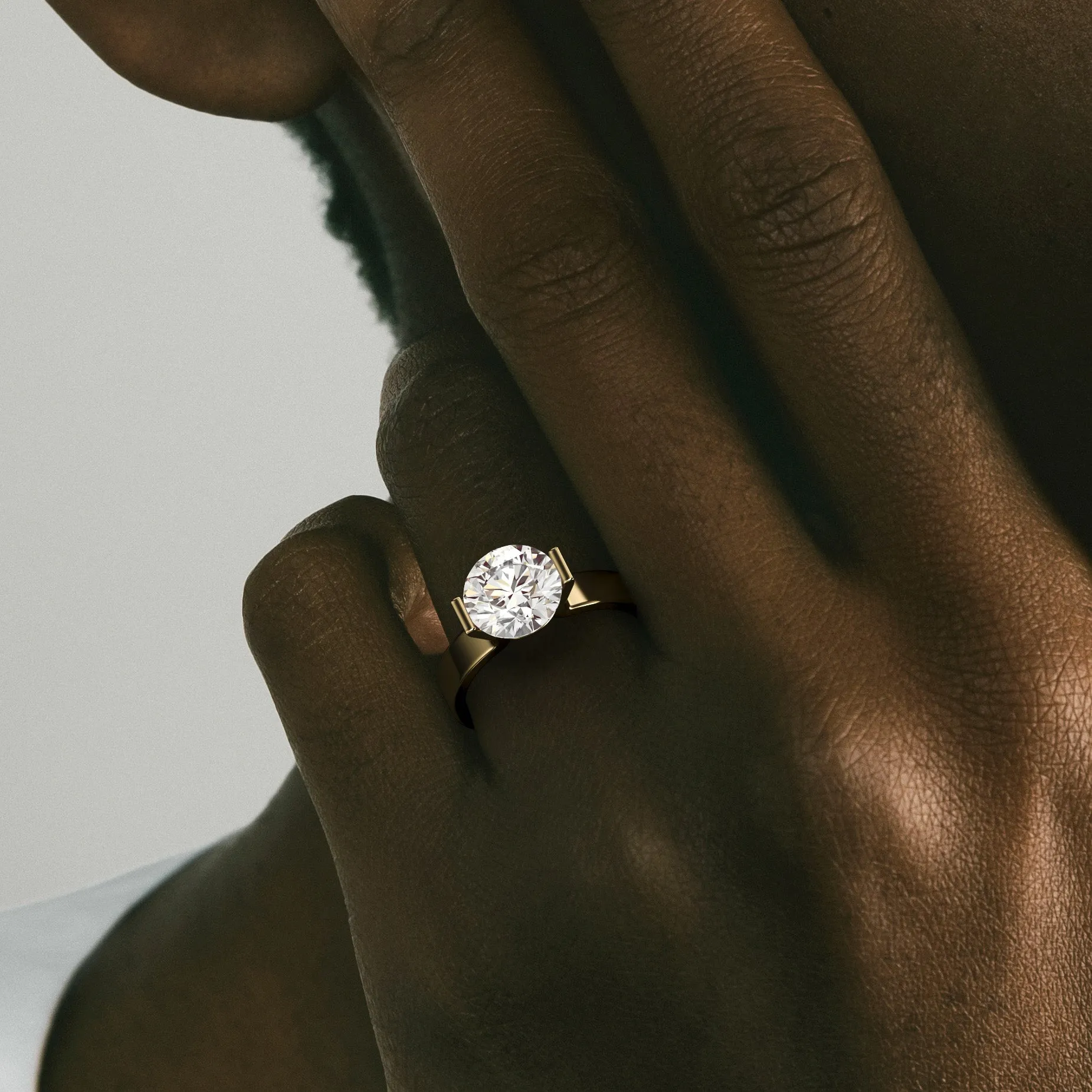 Silva Ring with 2.50ct Natural Diamond in Gold