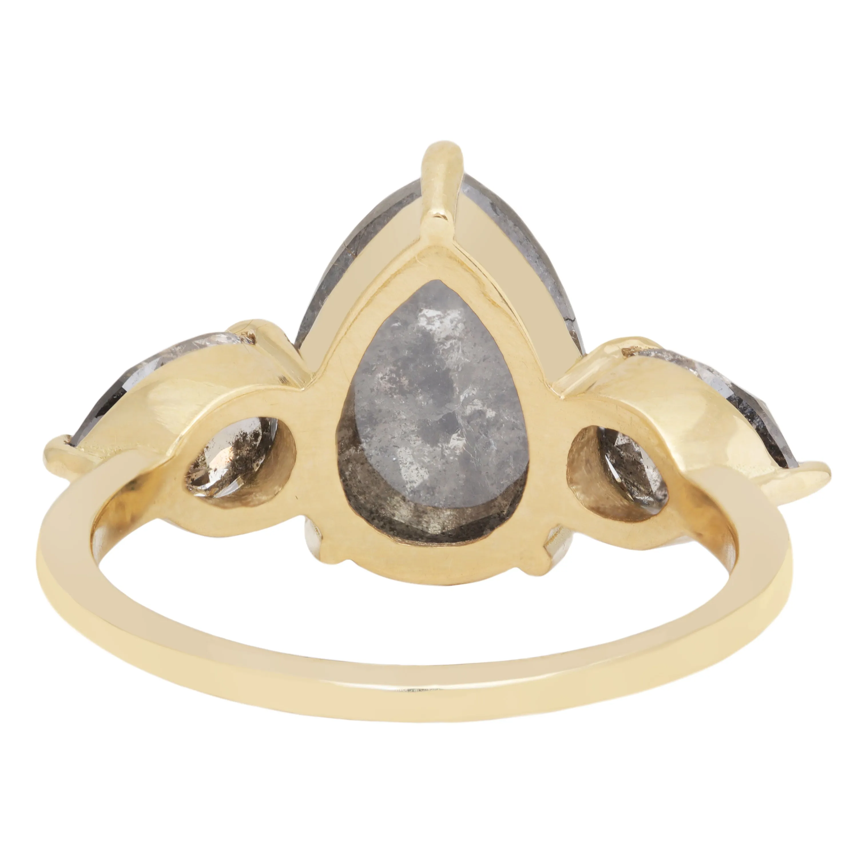 Speckled Lunar Diamond Ring