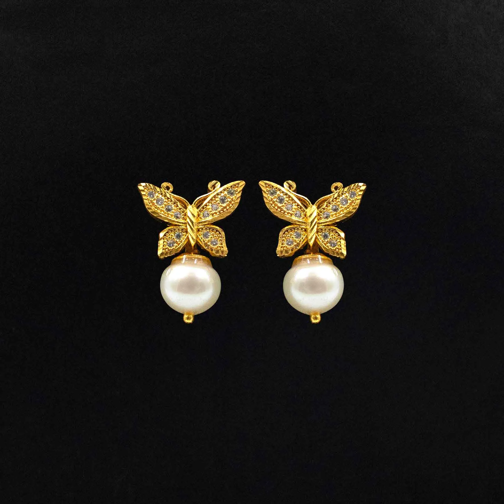 Stone earring PSST29W P-061